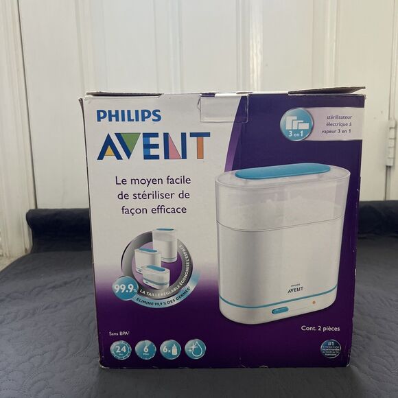 Philips Avent SCF284/05 3-in-1 Electric Steam Sterilizer NIB Baby Care Gift Home - Picture 9 of 16
